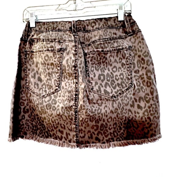 Mudd Leopard Print Skirt Size 9 - Picture 4 of 5